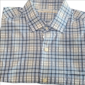 Peter Millar Featherweight Performance Short Sleeve Shirt M
